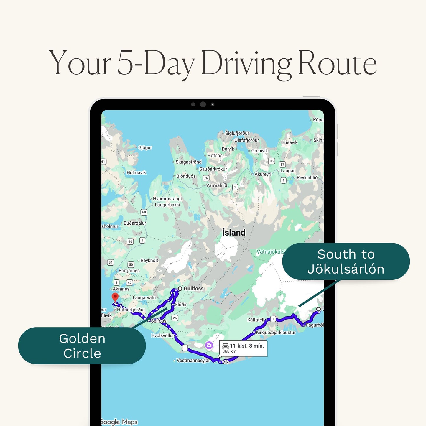 5-Day Iceland Itinerary: Golden Circle to Glacier Lagoon