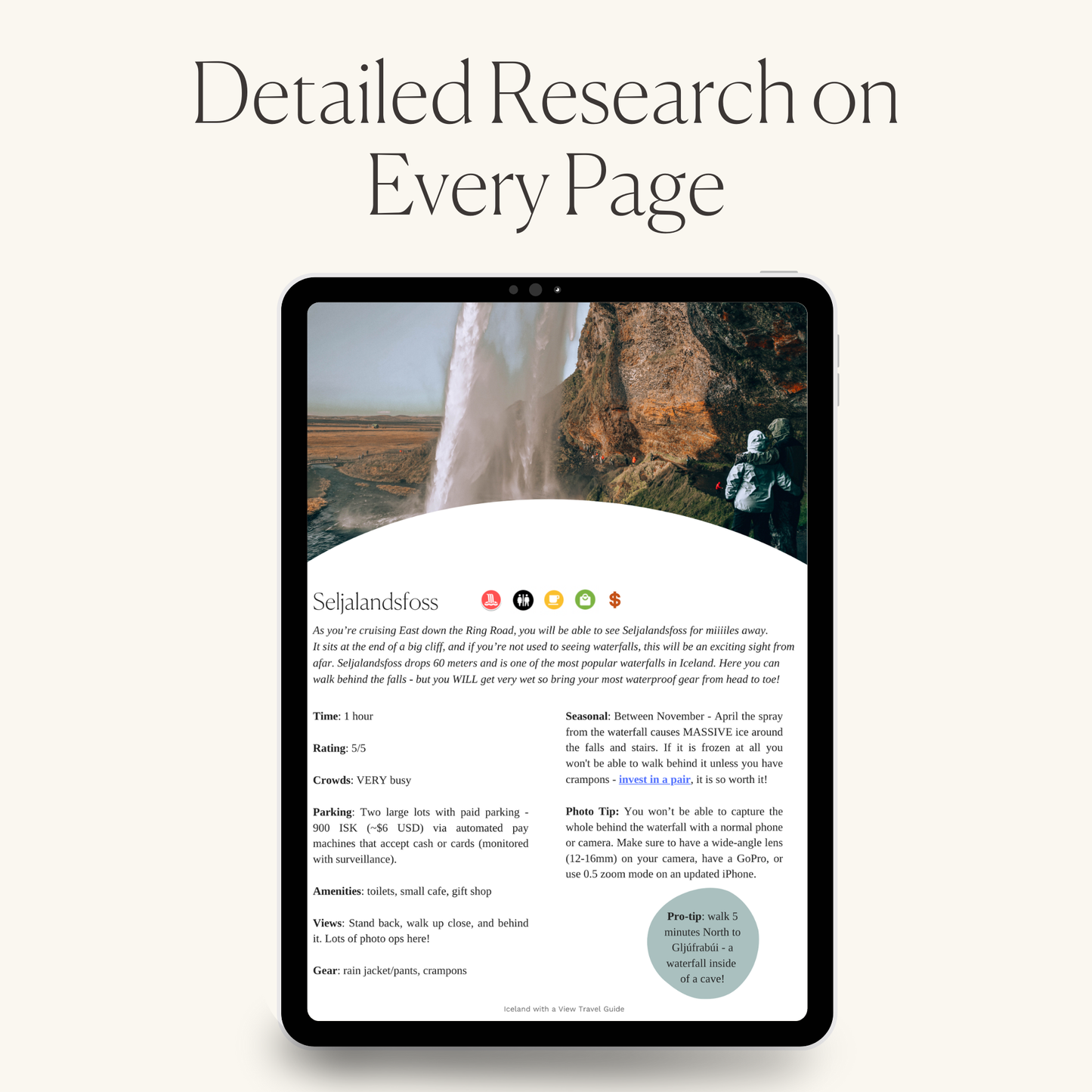 Iceland Travel Map + Guide