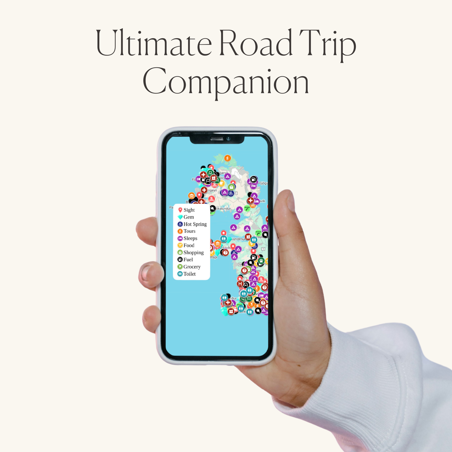 Iceland Travel Map + Guide